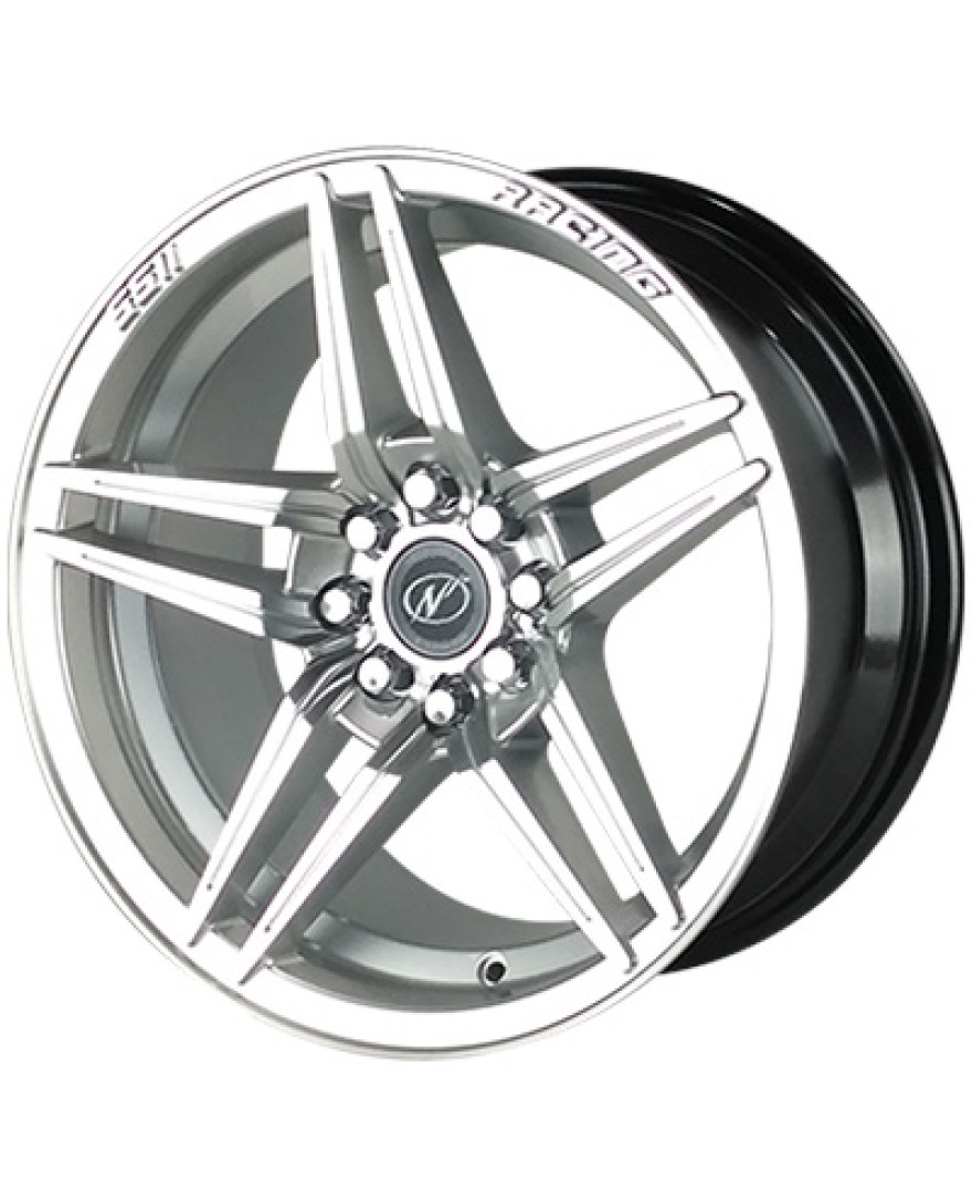 Xolt in Hyper Silver Machined finish. The Size of alloy wheel is 16x7.5 inch and the PCD is 8x100/108(SET OF 4)